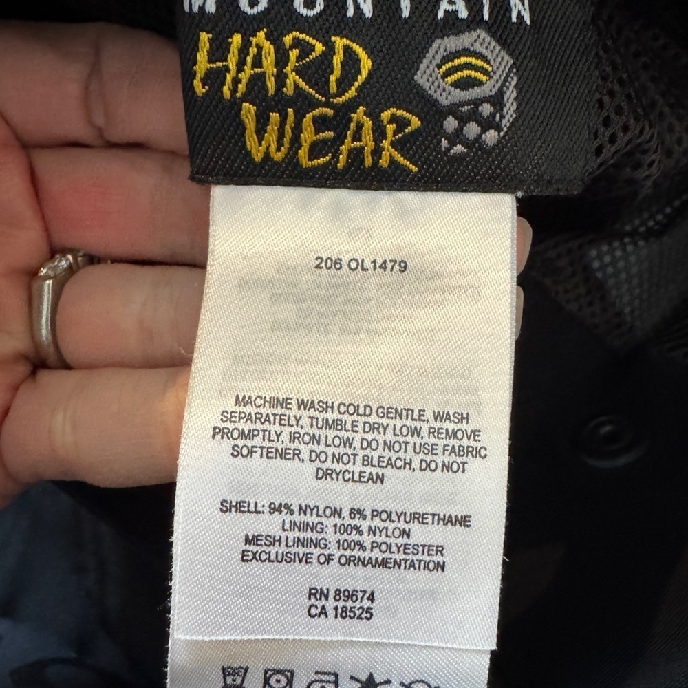Mountain Hardware Conduit Zip Snowboard Ski Snow Winter Pants Women’s XS Black - Picture 5 of 11